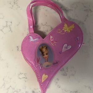 Y2K Barbie Pink Heart-Shaped Kids Bag